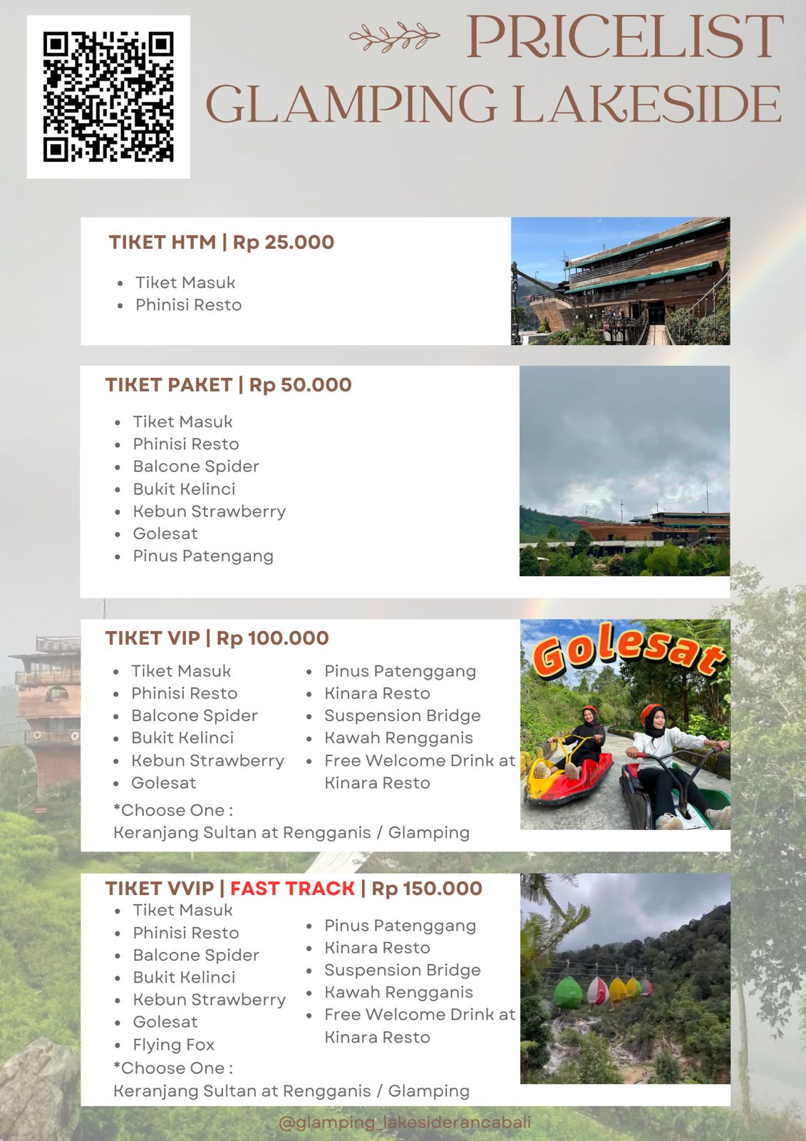 Paket Glamping Lakeside