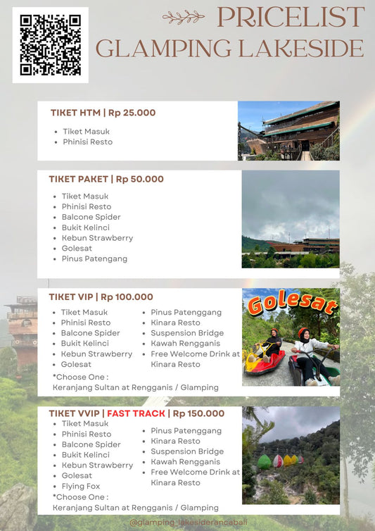 Paket Glamping Lakeside